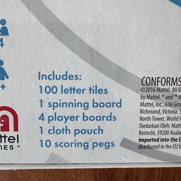 Mattel‎ Turnspell Word Game Board Game 2-4 Players Age 10+ New Sealed Family - Picture 4 of 4